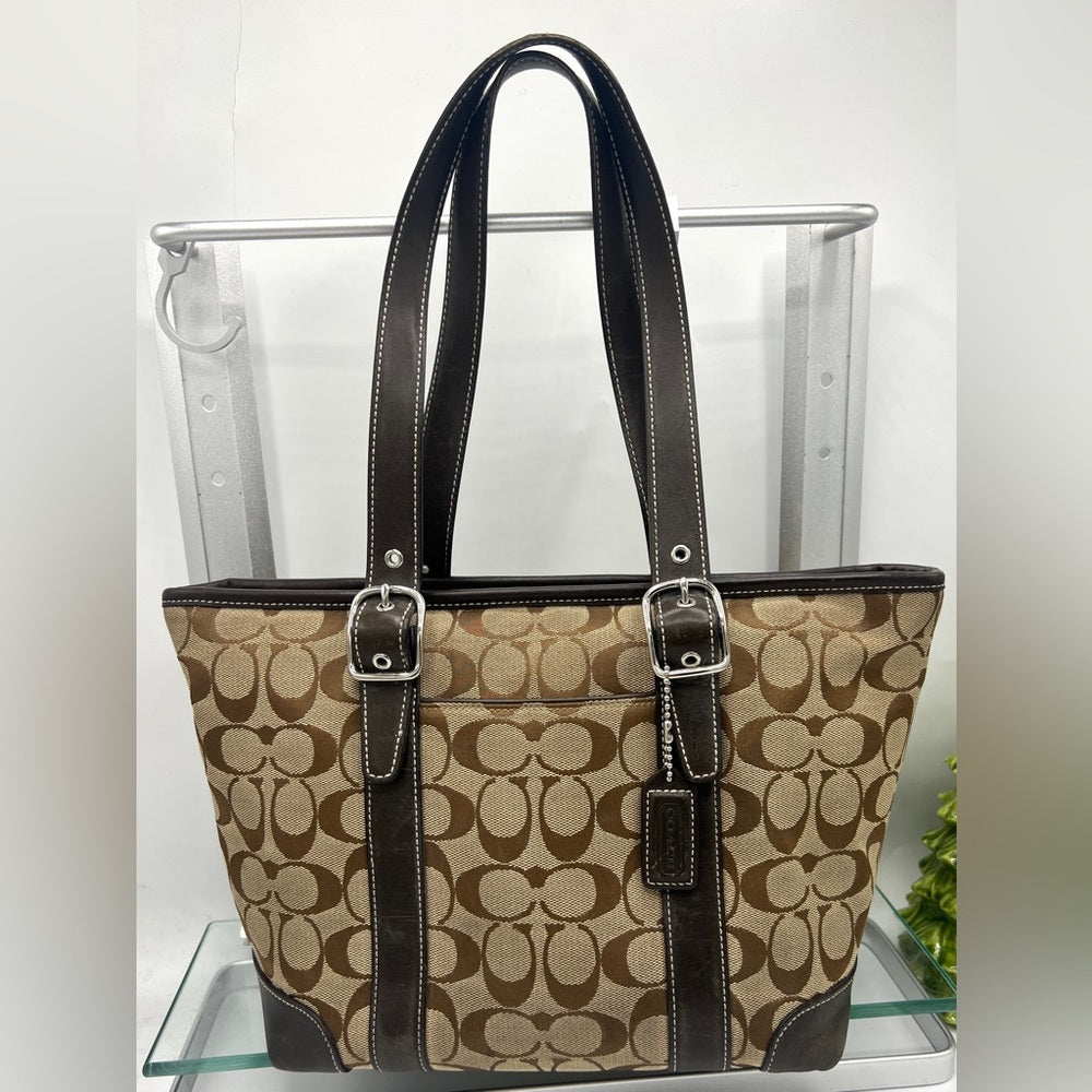 Coach Jacquard Signature Tote