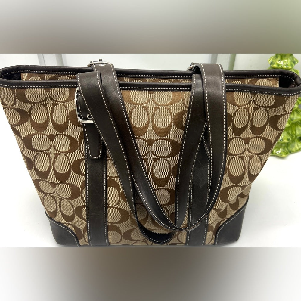 Coach Jacquard Signature Tote