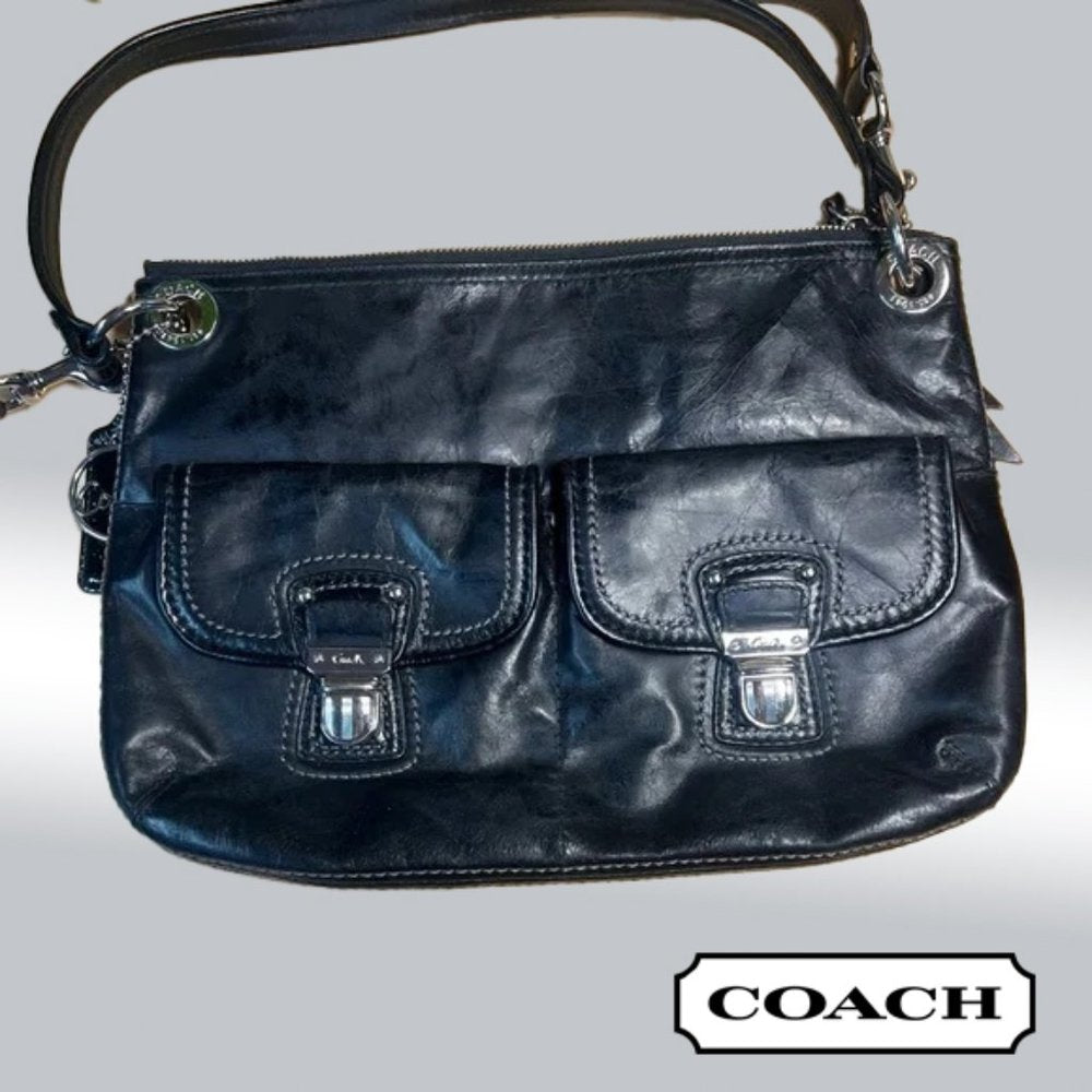 Coach Poppy Double Pocket Hobo