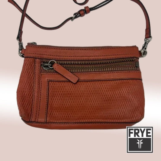 Frye Lena Perforated Leather Crossbody