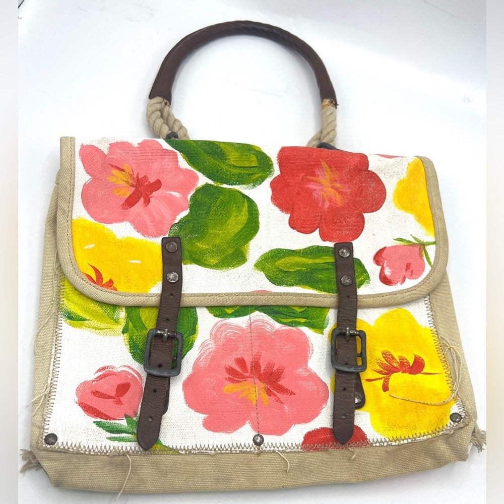 Kate Spade WWll Handpainted Satchel Collectors Piece