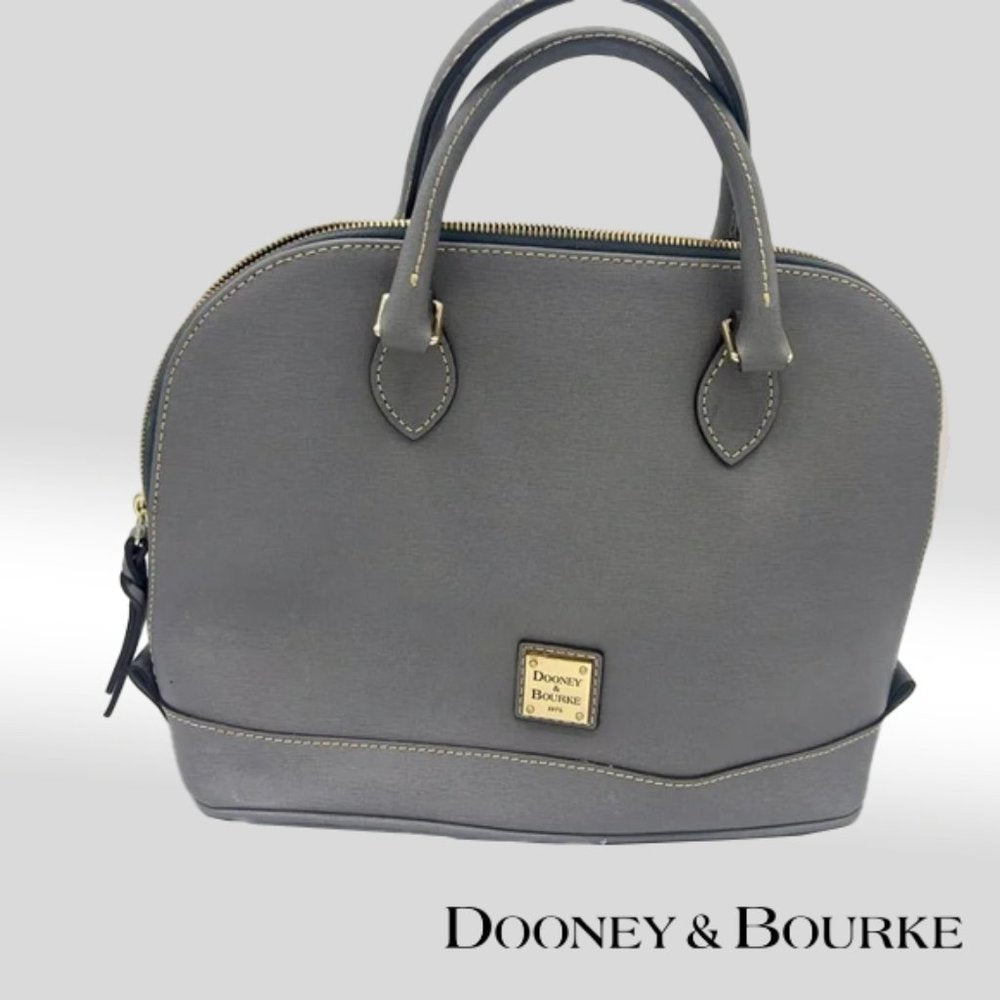 Dooney & Bourke Pebble Grain Zip Zip Satchel