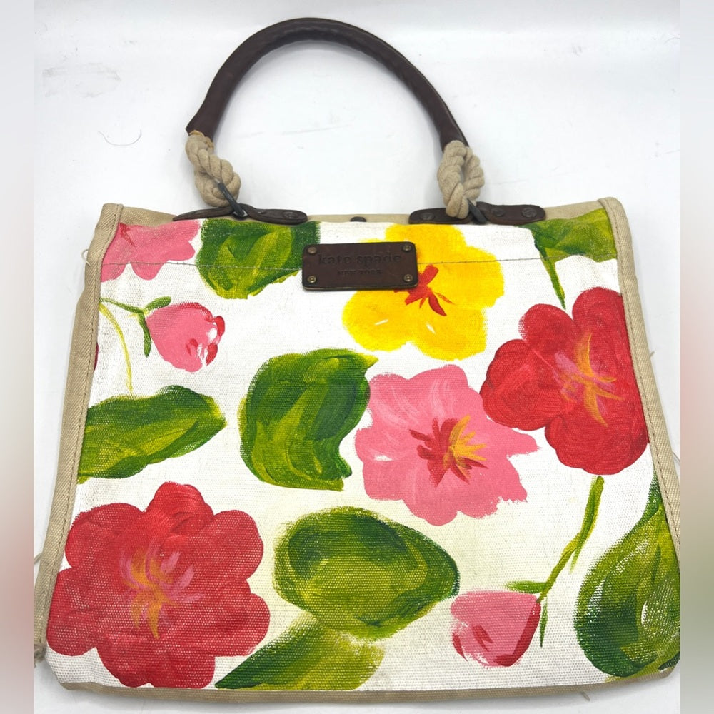 Kate Spade WWll Handpainted Satchel Collectors Piece