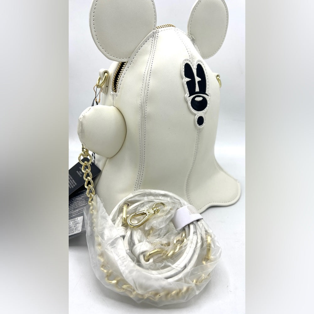 Loungefly Glow Ghost Mickey Crossbody