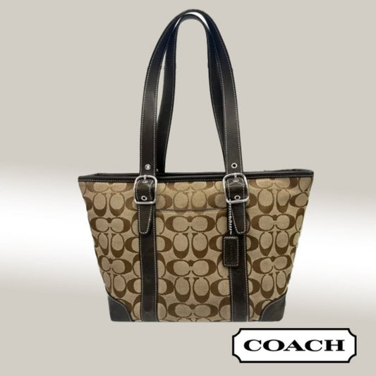 Coach Jacquard Signature Tote