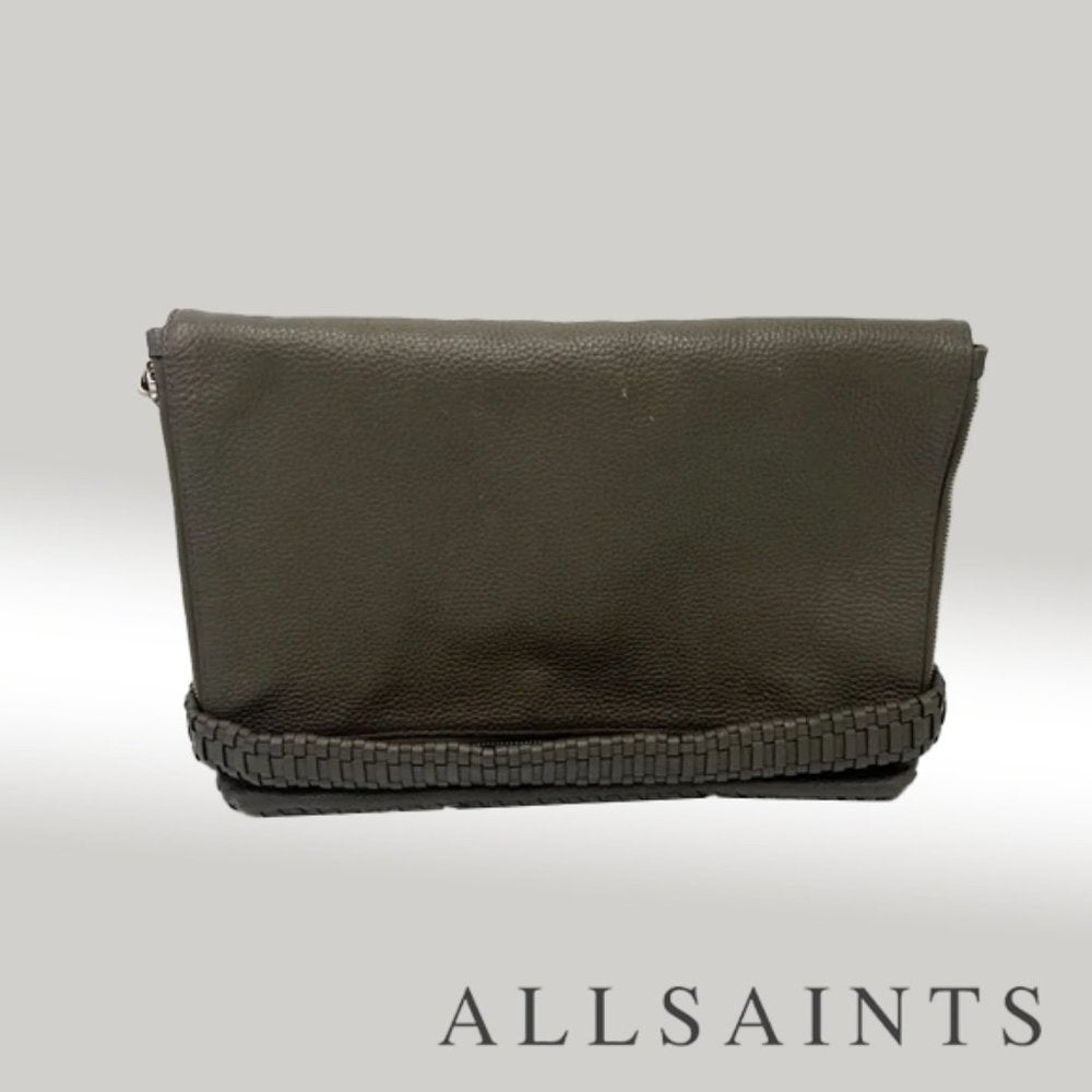 Allsaints Club Large Clutch Crossbody