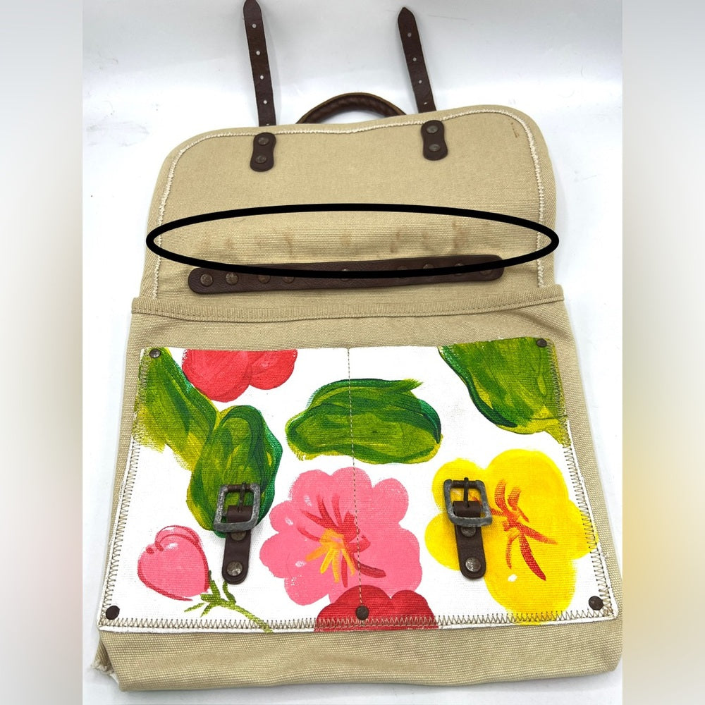 Kate Spade WWll Handpainted Satchel Collectors Piece