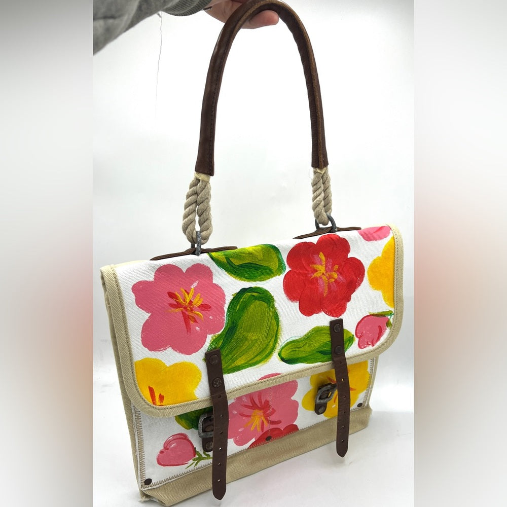 Kate Spade WWll Handpainted Satchel Collectors Piece