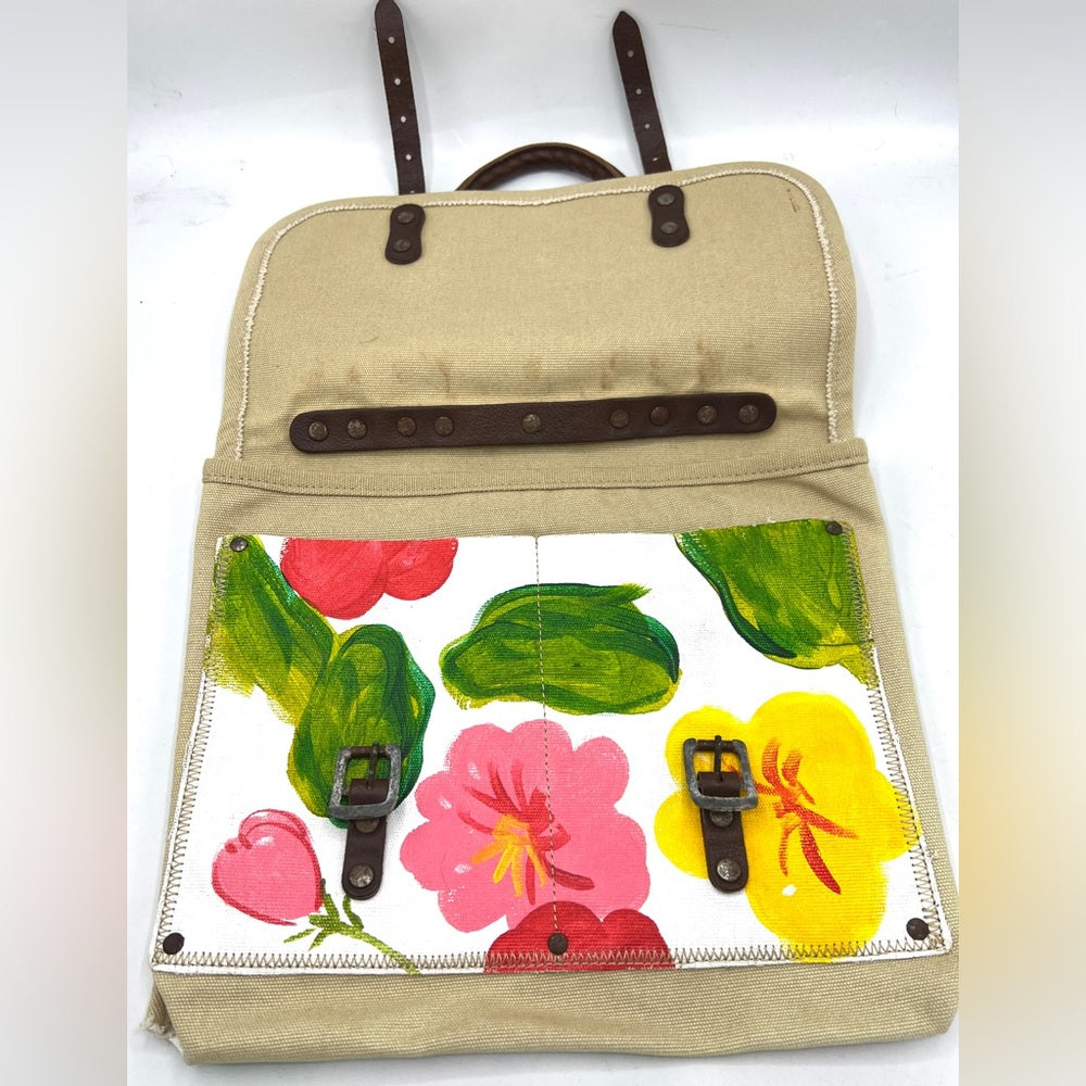 Kate Spade WWll Handpainted Satchel Collectors Piece