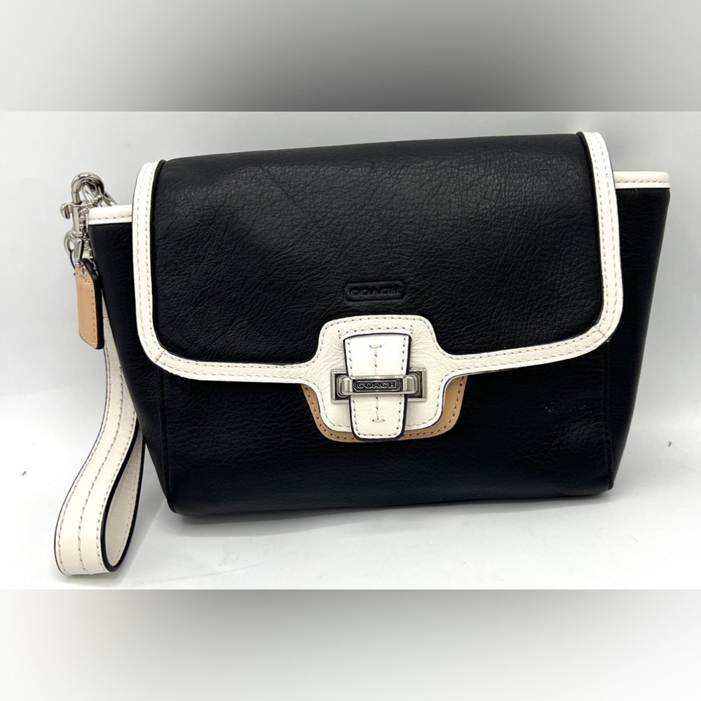 Coach Taylor Spectator Leather Flip Clutch