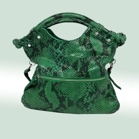 Pietro Alessandro Snakeskin Leather Crossbody